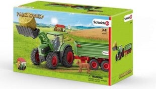 Traktorius su pridais Schleich kaina ir informacija | Žaislai berniukams | pigu.lt