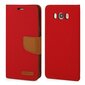 Qult Fancy atverčiamas dėklas telefonui Huawei P10 Lite, Raudonas - Rudas kaina ir informacija | Telefono dėklai | pigu.lt