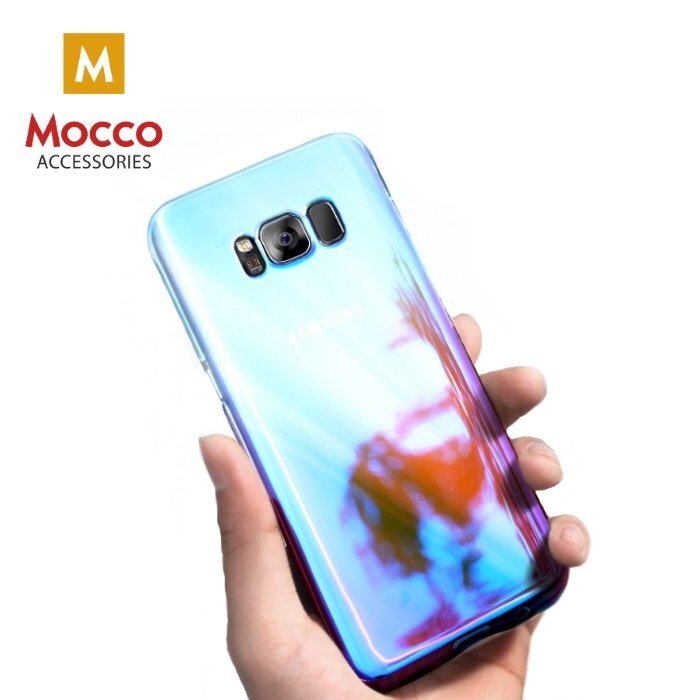 Mocco Gradient silikoninis nugarėlės dangtelis telefonui Samsung N950 Galaxy Note 8, Skaidrus - Violetinis kaina ir informacija | Telefono dėklai | pigu.lt