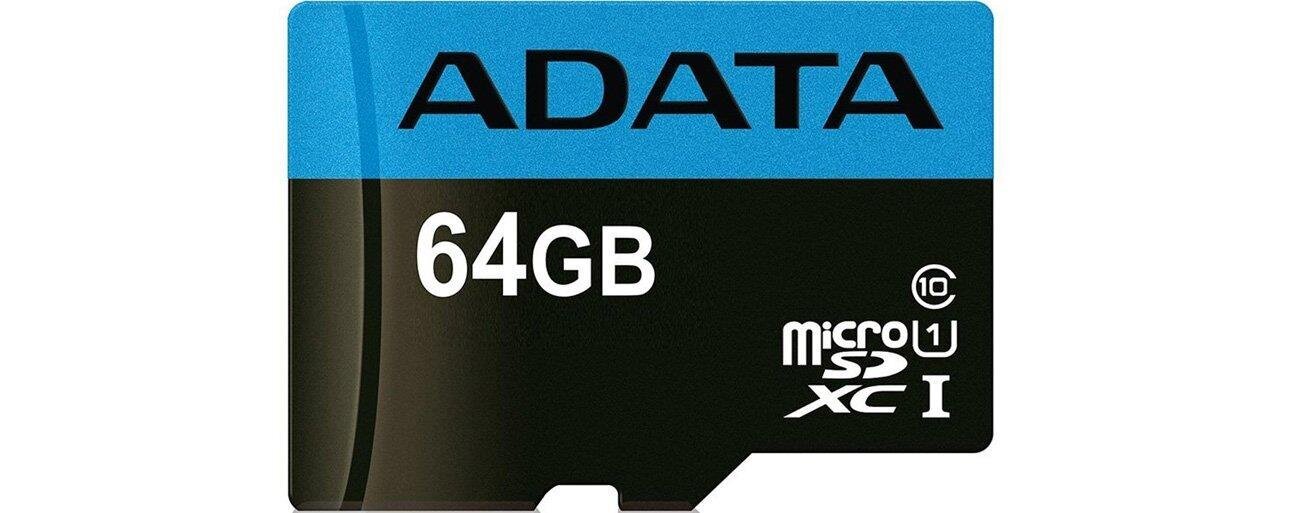 Adata AUSDX64GUICL10A1-RA1 kaina ir informacija | Atminties kortelės telefonams | pigu.lt