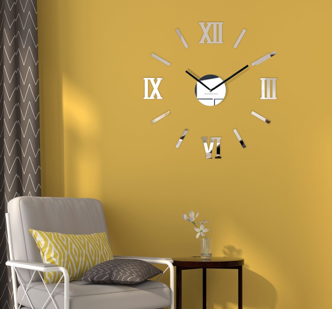 Sieninis laikrodis Žavesys 3 50-75cm veidrodinis kaina ir informacija | Laikrodžiai | pigu.lt