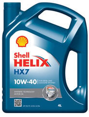 Variklinė alyva Shell HELIX HX7 10W-40, 4L kaina ir informacija | Variklinės alyvos | pigu.lt