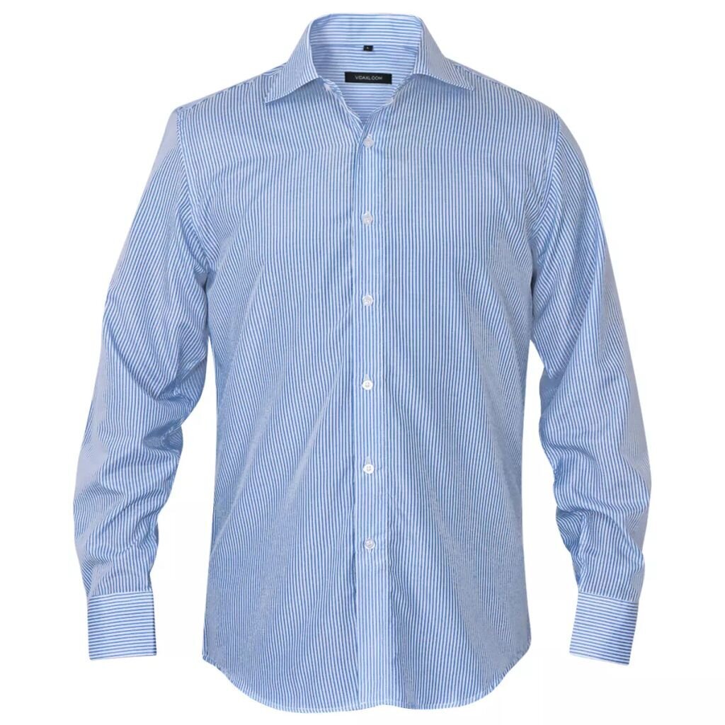 Vyriški marškiniai 131603, mėlyni kaina ir informacija | Vyriški marškiniai | pigu.lt