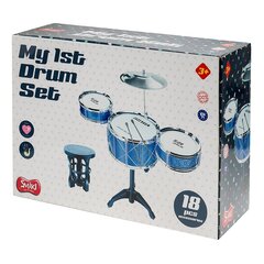 3 būgnų rinkinys su kėdute, Smiki My first drum set kaina ir informacija | Smiki Vaikams ir kūdikiams | pigu.lt