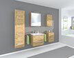 Pakabinama vonios spintelė Vincent 80 cm, rudas kaina ir informacija | Vonios spintelės | pigu.lt