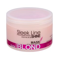 Маска для волос Stapiz Sleek Line Blush Blond, 250 мл цена и информация | Средства для укрепления волос | pigu.lt