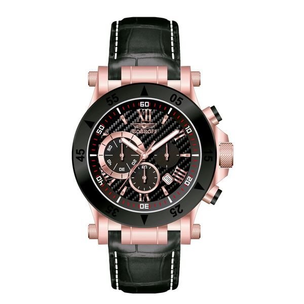 Vyriškas laikrodis Bobroff BF1001M15 kaina ir informacija | Vyriški laikrodžiai | pigu.lt