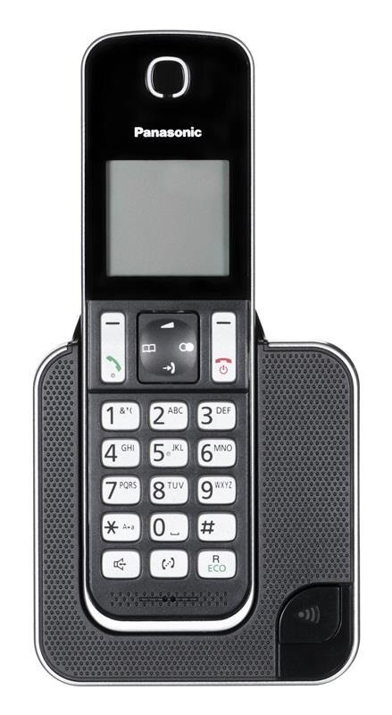 Panasonic KX-TGD310PDB, juodas цена и информация | Stacionarūs telefonai | pigu.lt