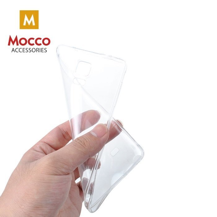 Mocco Ultra 0.3 mm silikoninis nugarėlės dangtelis telefonui Xiaomi Mi Note 5A, Skaidrus kaina ir informacija | Telefono dėklai | pigu.lt