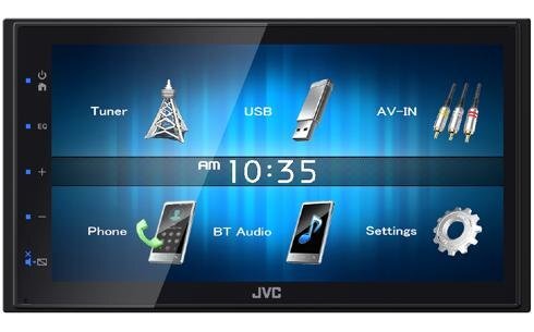JVC KW-M24BT kaina ir informacija | Automagnetolos, multimedija | pigu.lt