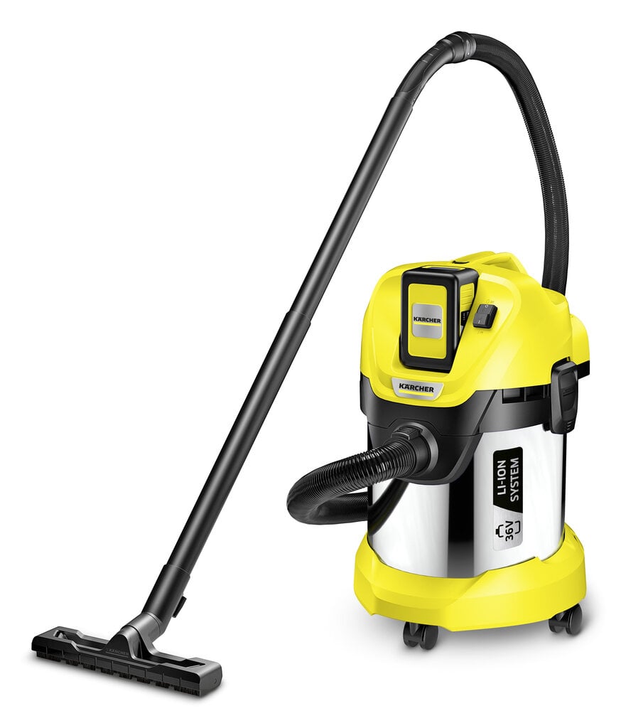 Karcher WD 3 Battery Premium Set akumuliatorinis siurblys kaina ir informacija | Dulkių siurbliai | pigu.lt