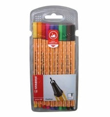 Kapiliarinių rašiklių komplektas Stabilo Point 88, 10 spalvų kaina ir informacija | Piešimo, tapybos, lipdymo reikmenys | pigu.lt