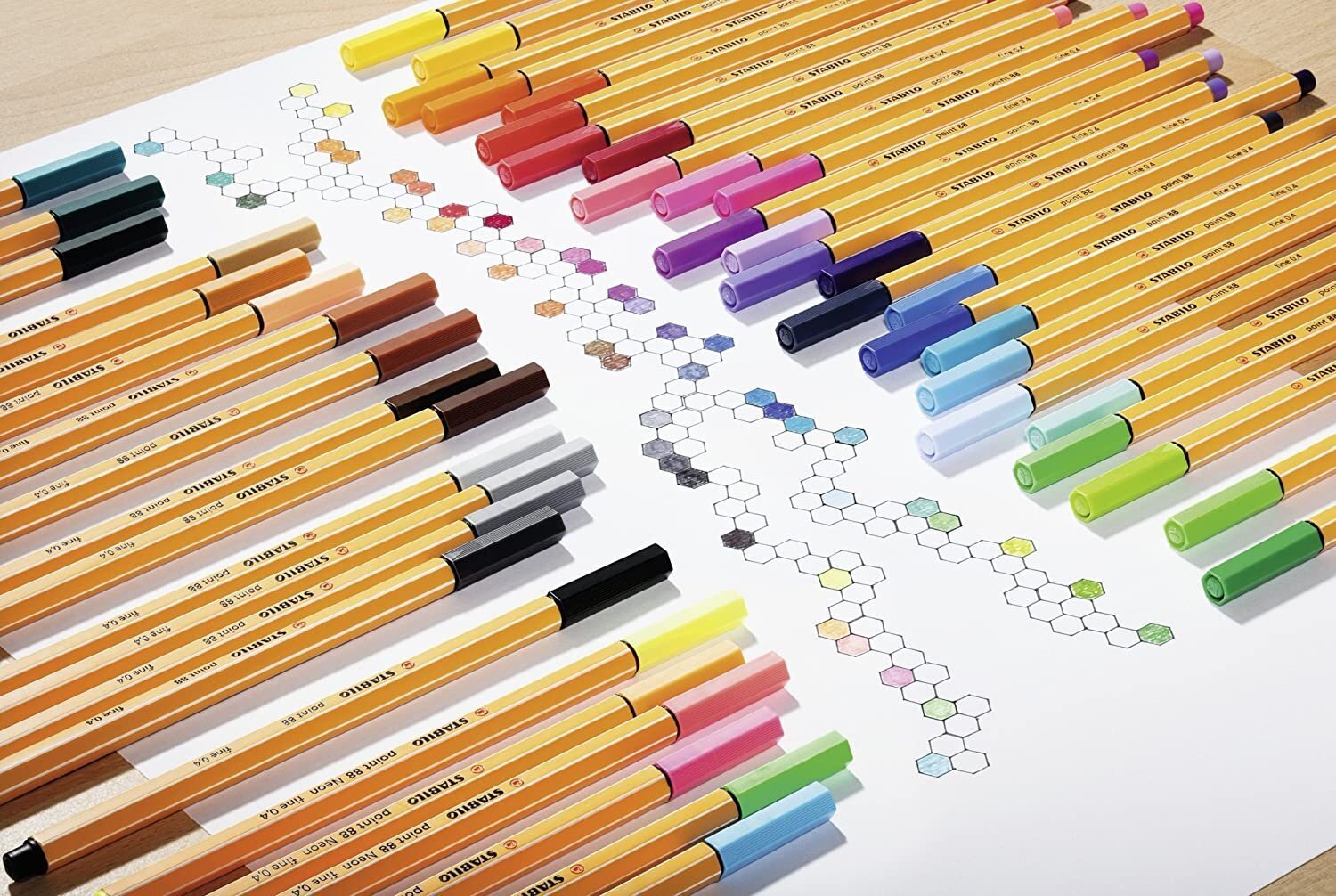 Spalvoti rašikliai Stabilo, 20 spalvų kaina ir informacija | Rašymo priemonės | pigu.lt