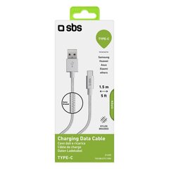 SBS 31605, USB 2.0/USB-C, 1.5 m цена и информация | Кабели для телефонов | pigu.lt