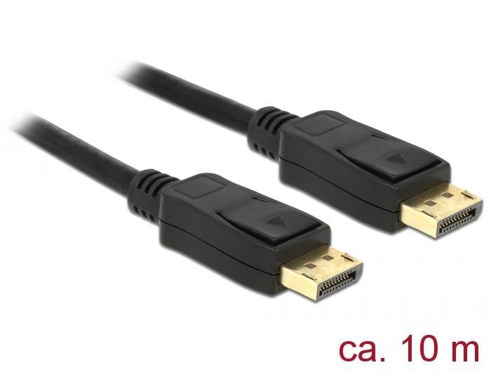 Delock HDMI, 10 m kaina ir informacija | Kabeliai ir laidai | pigu.lt