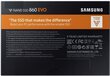 Samsung 860 EVO 250GB SATA3 (MZ-76E250B/EU) цена и информация | Vidiniai kietieji diskai (HDD, SSD, Hybrid) | pigu.lt