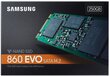 Samsung 860 EVO 250GB SATA3 (MZ-N6E250BW) kaina ir informacija | Vidiniai kietieji diskai (HDD, SSD, Hybrid) | pigu.lt