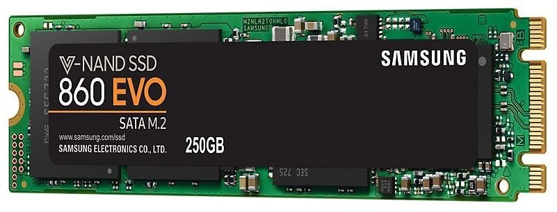Samsung 860 EVO 250GB SATA3 (MZ-N6E250BW) kaina ir informacija | Vidiniai kietieji diskai (HDD, SSD, Hybrid) | pigu.lt