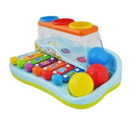 Развивающий ксилофон с молотком Iso Trade цена и информация | Игрушки для малышей | pigu.lt