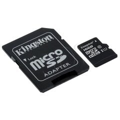 Kingston MicroSDHC, 16GB цена и информация | Карты памяти для телефонов | pigu.lt