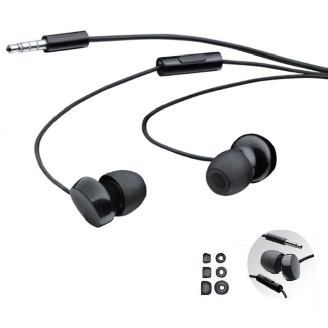 Nokia WH-208 Universal Original Headset with microphone / Remote control / 3.5mm / 1.2m / Black (OEM) kaina ir informacija | Ausinės | pigu.lt