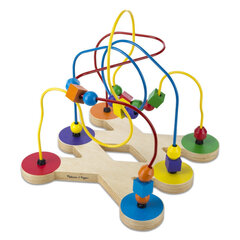 Lavinamasis medinis žaidimas Melissa & Doug Karoliukų labirintas kaina ir informacija | Žaislai kūdikiams | pigu.lt