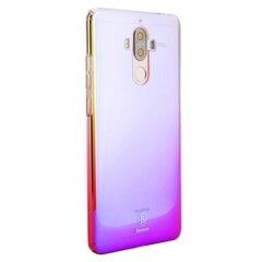 Baseus Glaze Case Прочный Силиконовый чехол для Samsung G955 Galaxy S8 Plus Прозрачный - Розовый цена и информация | Чехлы для телефонов | pigu.lt