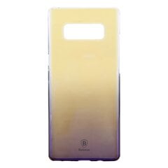 Baseus Glaze Case Impact Silicone Case for Samsung G955 Galaxy S8 Plus Transparent - Purple цена и информация | Чехлы для телефонов | pigu.lt