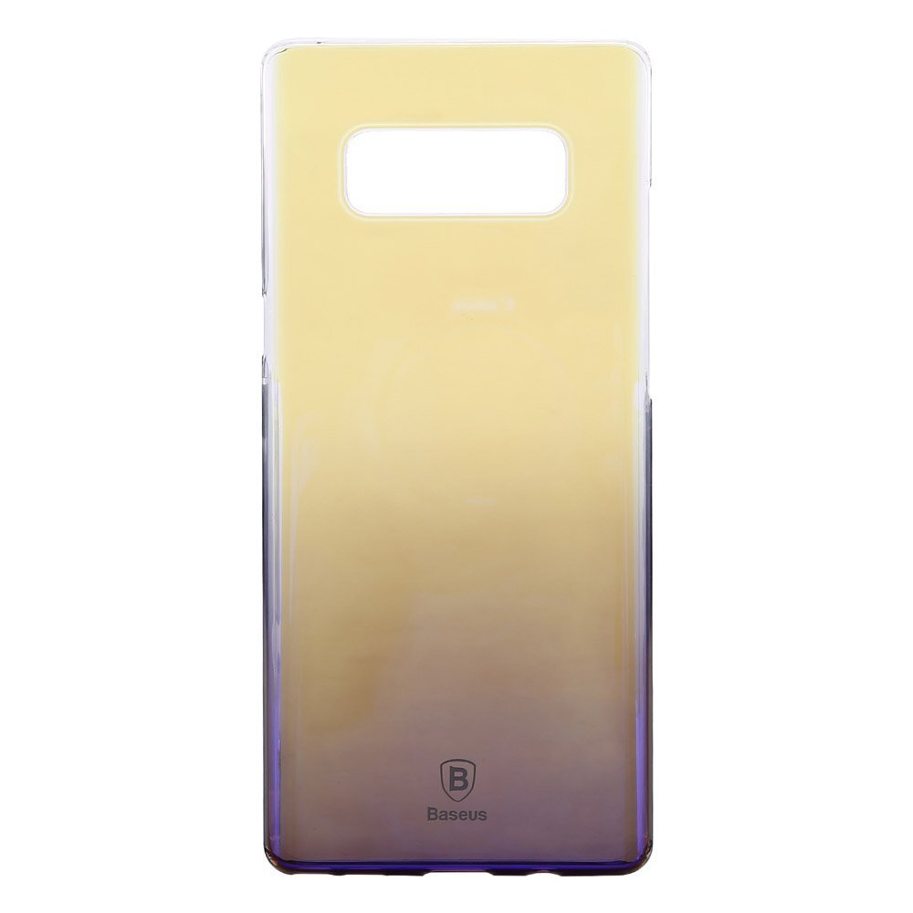 Baseus Glaze Case Impact Silicone Case for Samsung G955 Galaxy S8 Plus Transparent - Purple цена и информация | Telefono dėklai | pigu.lt