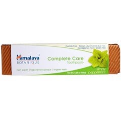 Dantų pasta Himalaya Botanique Complete Care Peppermint 150 g цена и информация | Зубные щетки, пасты | pigu.lt