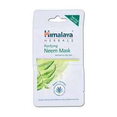 Veido kaukė normaliai ir riebiai odai Himalaya Herbals Purifying Neem Mask 2 x 7.5 ml kaina ir informacija | Veido kaukės, paakių kaukės | pigu.lt