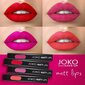 Skysti matiniai lūpų dažai JOKO Make-Up Matt Lips 5 ml, 060 It's Genius kaina ir informacija | Lūpų dažai, blizgiai, balzamai, vazelinai | pigu.lt