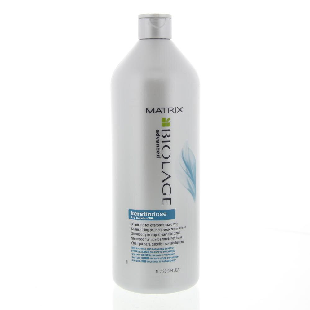 Atkuriamasis plaukų šampūnas Matrix Biolage Advanced Keratindose Pro-Keratin + Silk 1000 ml kaina ir informacija | Šampūnai | pigu.lt