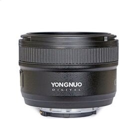 Yongnuo YN 50mm f/1.8 lens for Nikon цена и информация | Объективы | pigu.lt