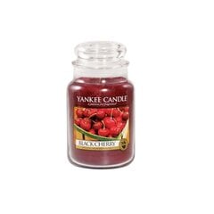 Kvapioji žvakė Yankee Candle Black Cherry 623 g kaina ir informacija | Žvakės, Žvakidės | pigu.lt