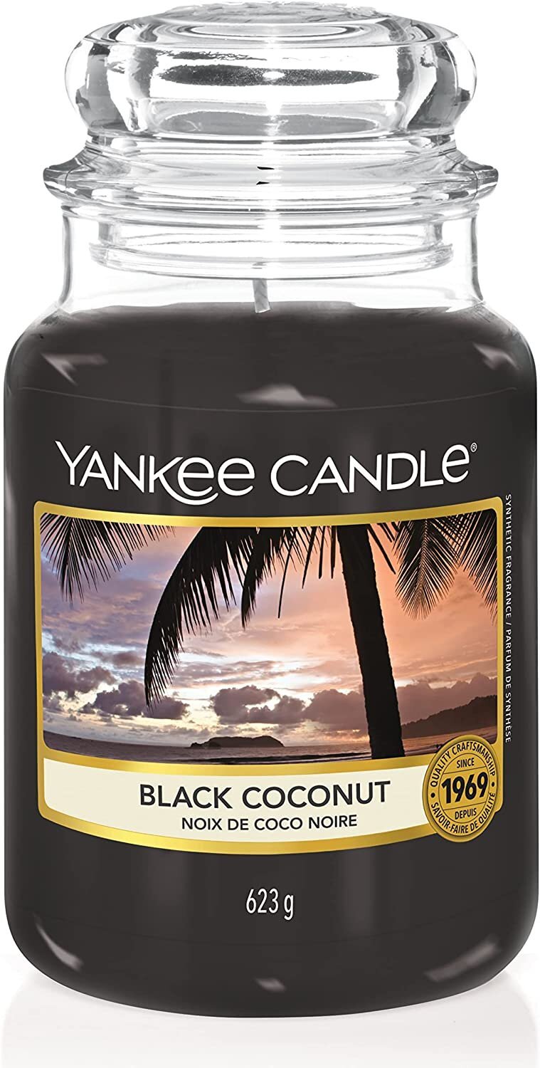 Aromatinė žvakė Yankee Candle Large Jar Black Coconut 623 g