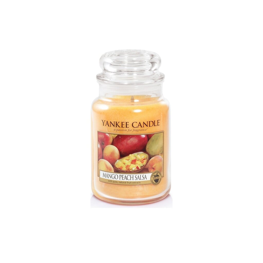 Kvapioji žvakė Yankee Candle Mango Peach Salsa 623 g kaina ir informacija | Žvakės, Žvakidės | pigu.lt