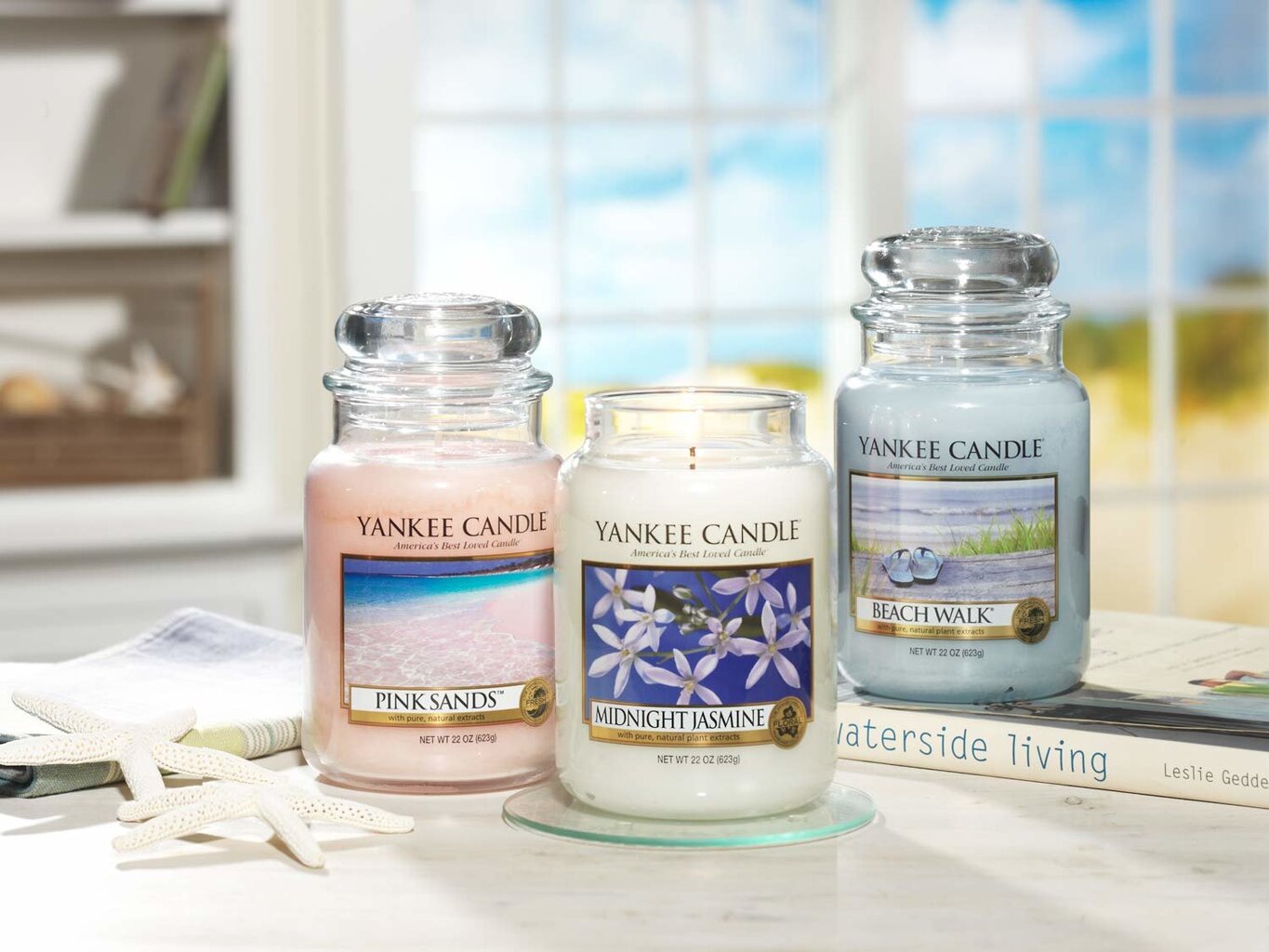 Kvapioji žvakė Yankee Candle Large Jar Midnight Jasmine 623 g kaina ir informacija | Žvakės, Žvakidės | pigu.lt