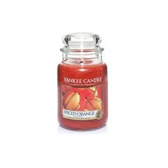 YANKEE CANDLE_Large Jar большая ароматическая свеча Spiced Orange 623г цена и информация | Подсвечники, свечи | pigu.lt