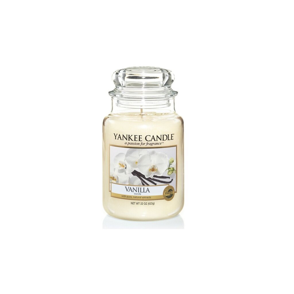 Kvapioji žvakė Yankee Candle Large Jar Vanilla 623 g цена и информация | Žvakės, Žvakidės | pigu.lt