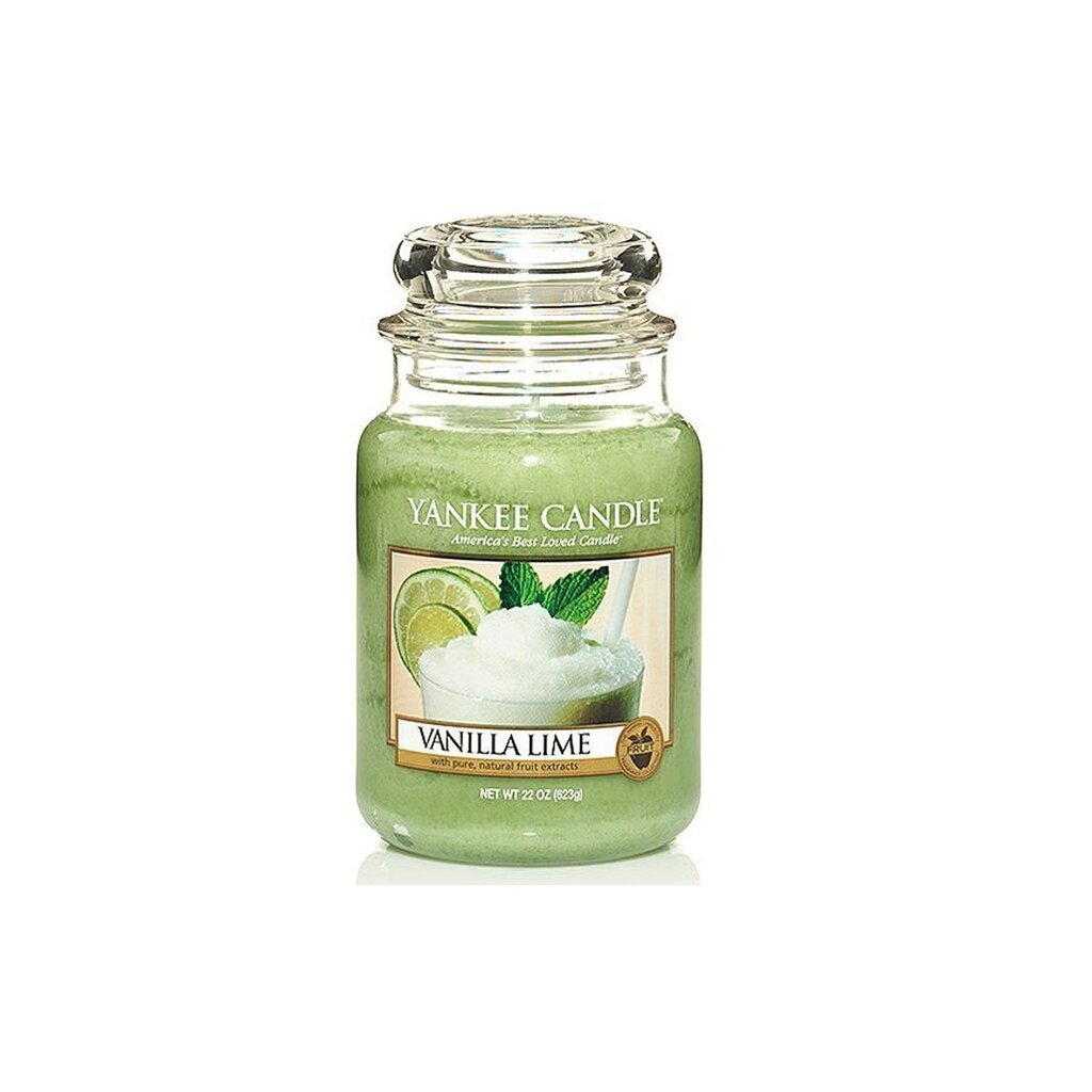 Kvapioji žvakė Yankee Candle Vanilla Lime 623 g цена и информация | Žvakės, Žvakidės | pigu.lt