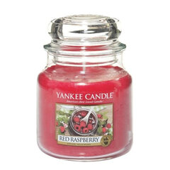 YANKEE CANDLE_Small Jar mała świeczka zapachowa Red Raspberry 104g kaina ir informacija | Žvakės, Žvakidės | pigu.lt