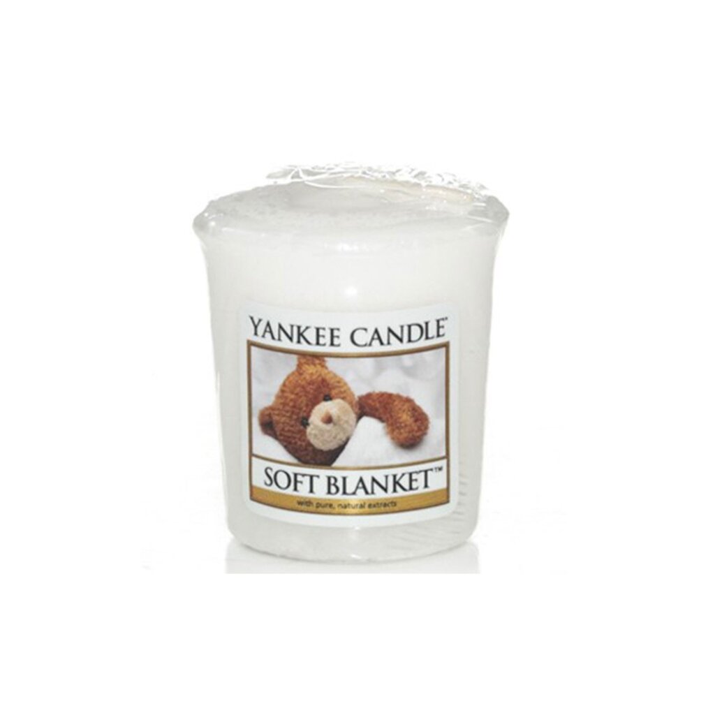 Kvapioji žvakė Yankee Candle Soft Blanket, 49 g цена и информация | Žvakės, Žvakidės | pigu.lt