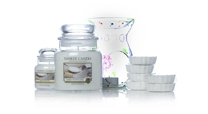 Kvapusis vaškas Yankee Candle Baby Powder 22 g kaina ir informacija | Žvakės, Žvakidės | pigu.lt