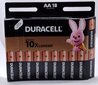 Duracell AA / LR6 / MN1500 LR6 1.5V baterijos (18vnt) kaina ir informacija | Elementai | pigu.lt
