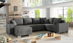 Мягкий угловой диван Marco, серый цена и информация | Угловые диваны | pigu.lt