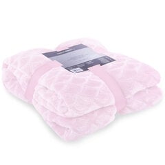 Одеяло Sardi из микрофибры пудрово-розового цвета 220x240 см цена и информация | Покрывала, пледы | pigu.lt