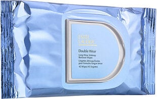 Makiažo valymo servetėlės Estee Lauder Double Wear Long-Wear Makeup Remover Wipes, 45 vnt. kaina ir informacija | Veido prausikliai, valikliai | pigu.lt