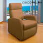 Masažinis fotelis Cecorelax Compact Camel 6019, rudas kaina ir informacija | Svetainės foteliai | pigu.lt
