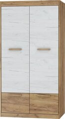 Шкаф Maximus 4D, коричневый/белый цена и информация | Шкафы | pigu.lt